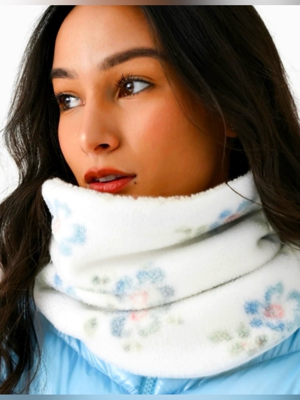 Bogner Loveshackfancy Arian Fleece Gaiter Neck warmer Loveshackfancy Scarf